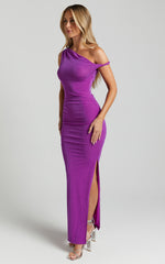 Runaway The Label - Chyna Midi Dress in Purple