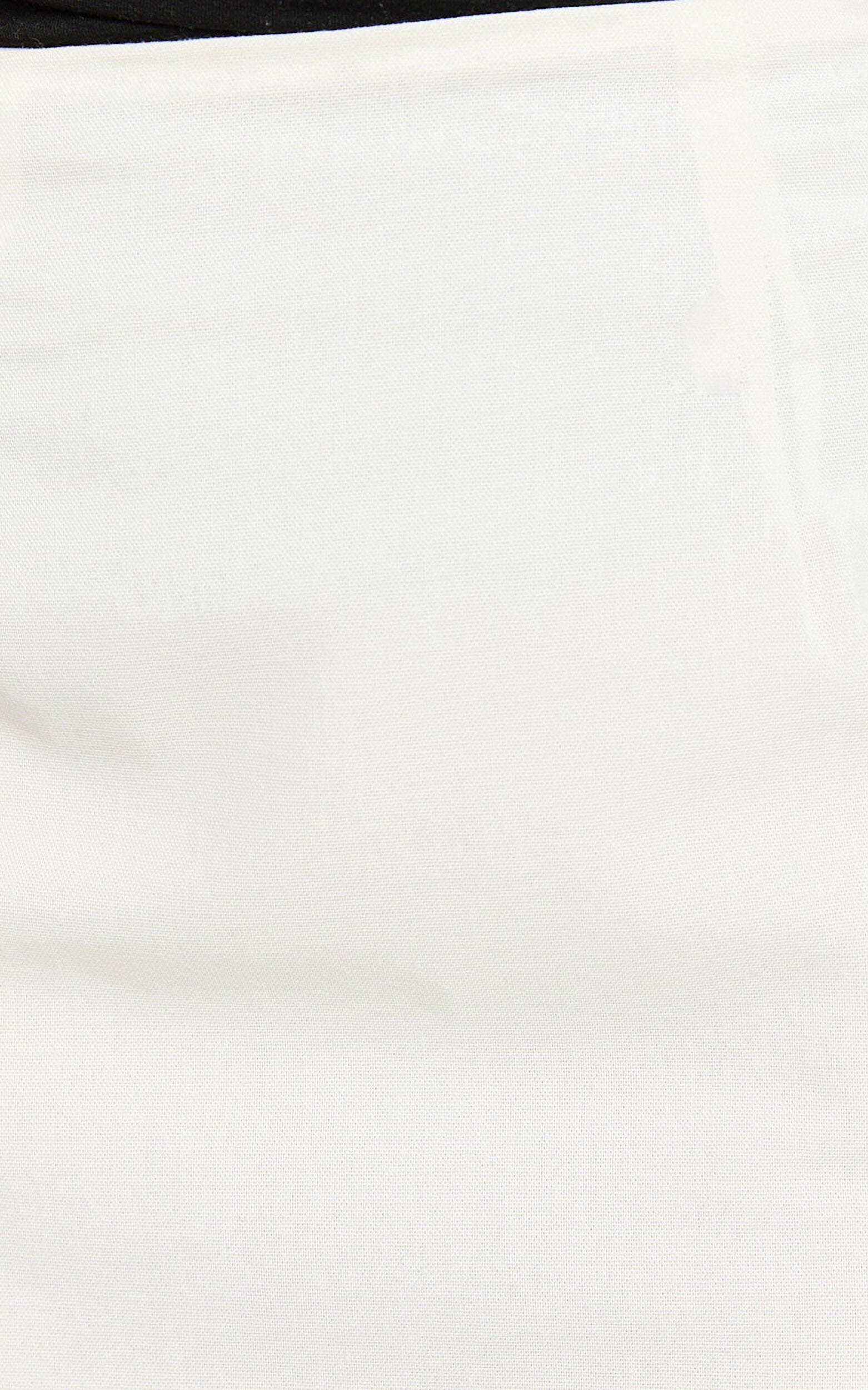 Mindy Mini Skirt - Linen Look A Line Side Split Skirt in White