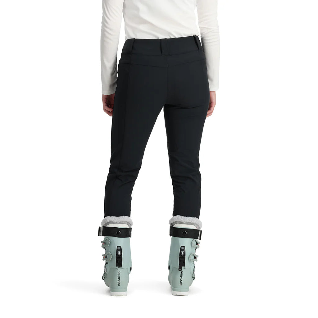 Womens Painted On Softshell Pants - Black