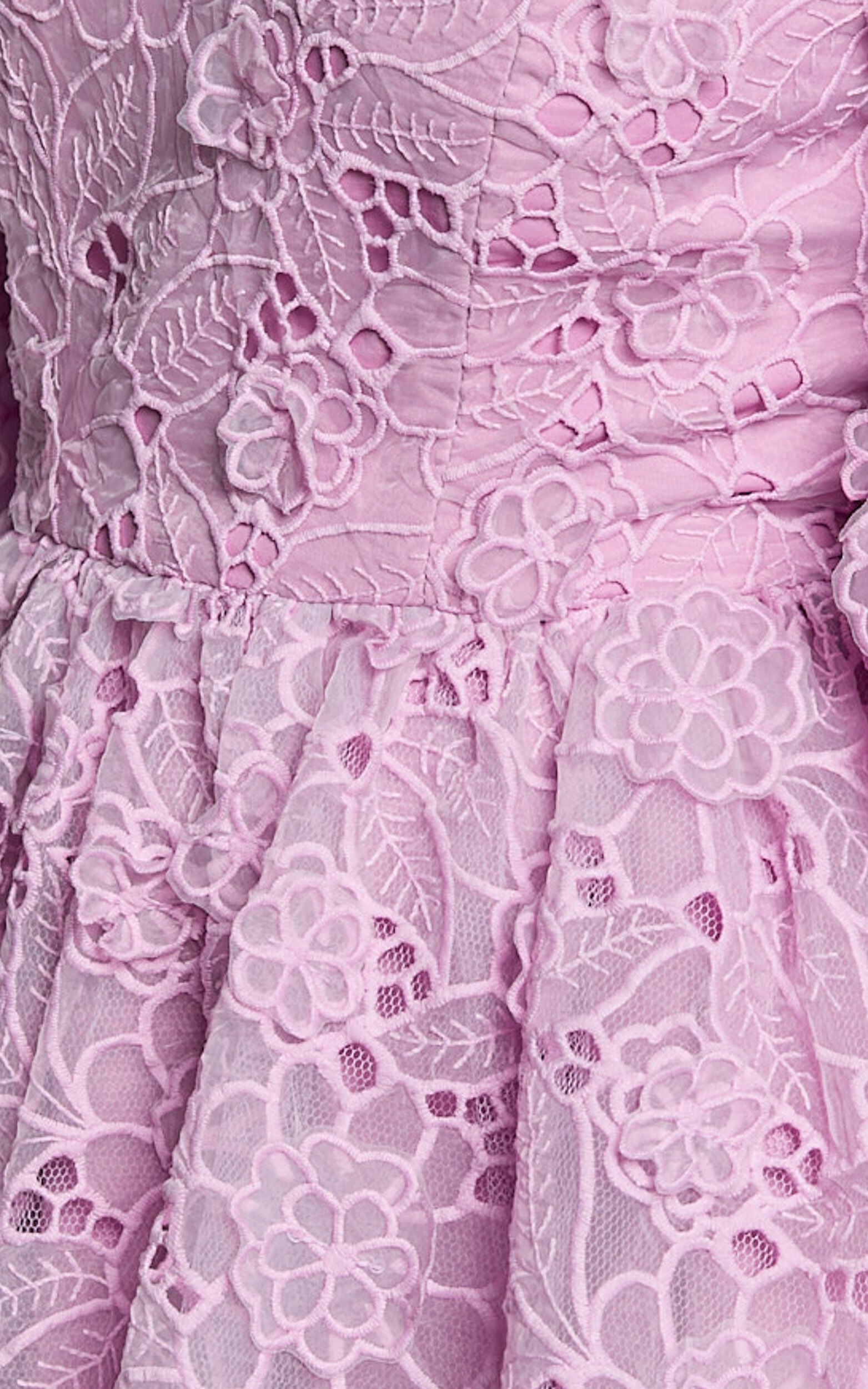 Amalie The Label - Lorena Sweetheart Off Shoulder Puff Sleeve Mini Dress in Purple