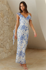 Soft Days Maxi Dress Blue