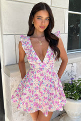 Shaylee Dress - Pink Floral