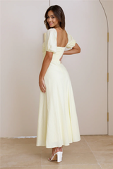 Picnic With Friends Maxi Dress Yellow