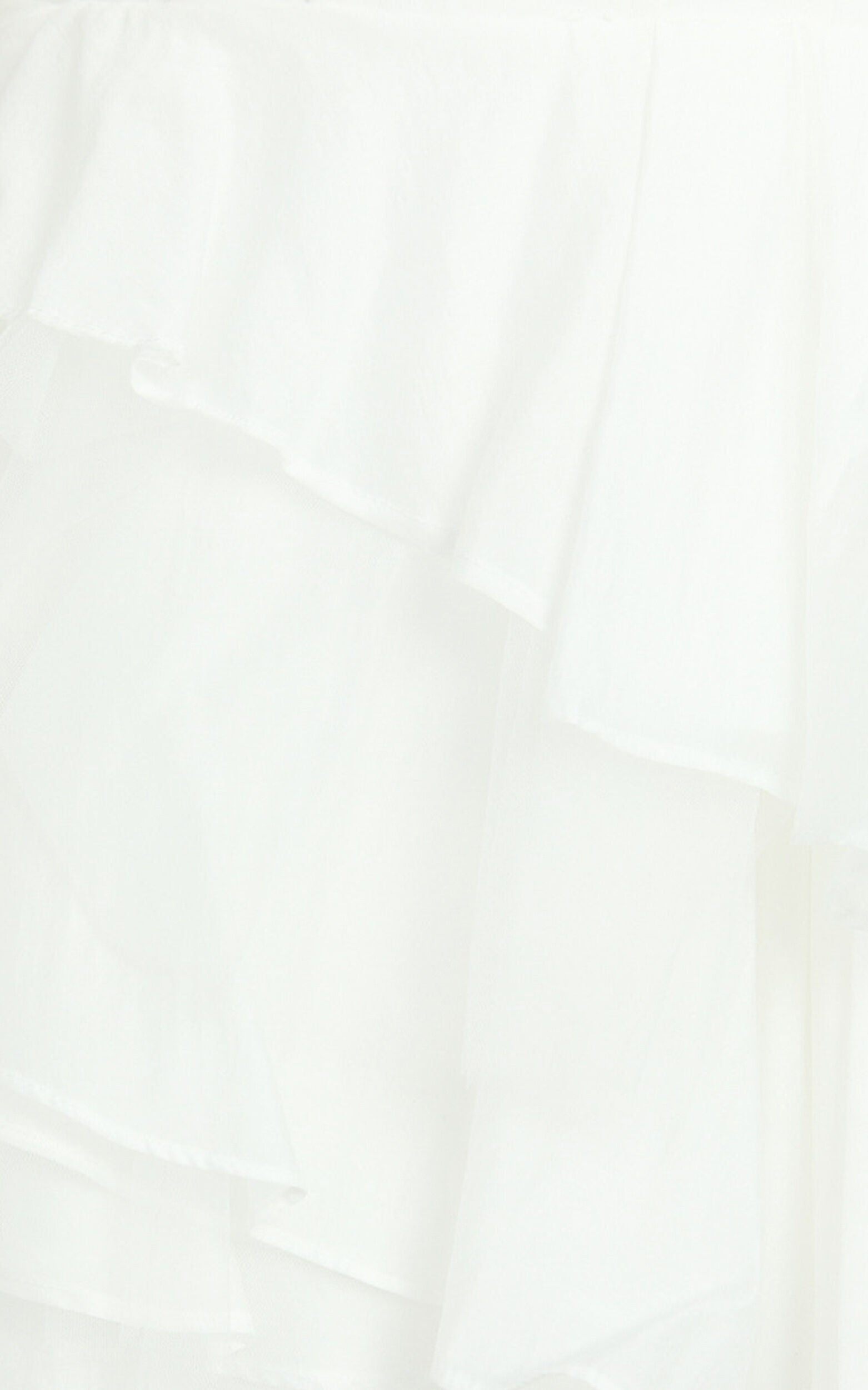 Arianne Mini Dress - Corset Bodice Ruffle Tier Dress in Cream