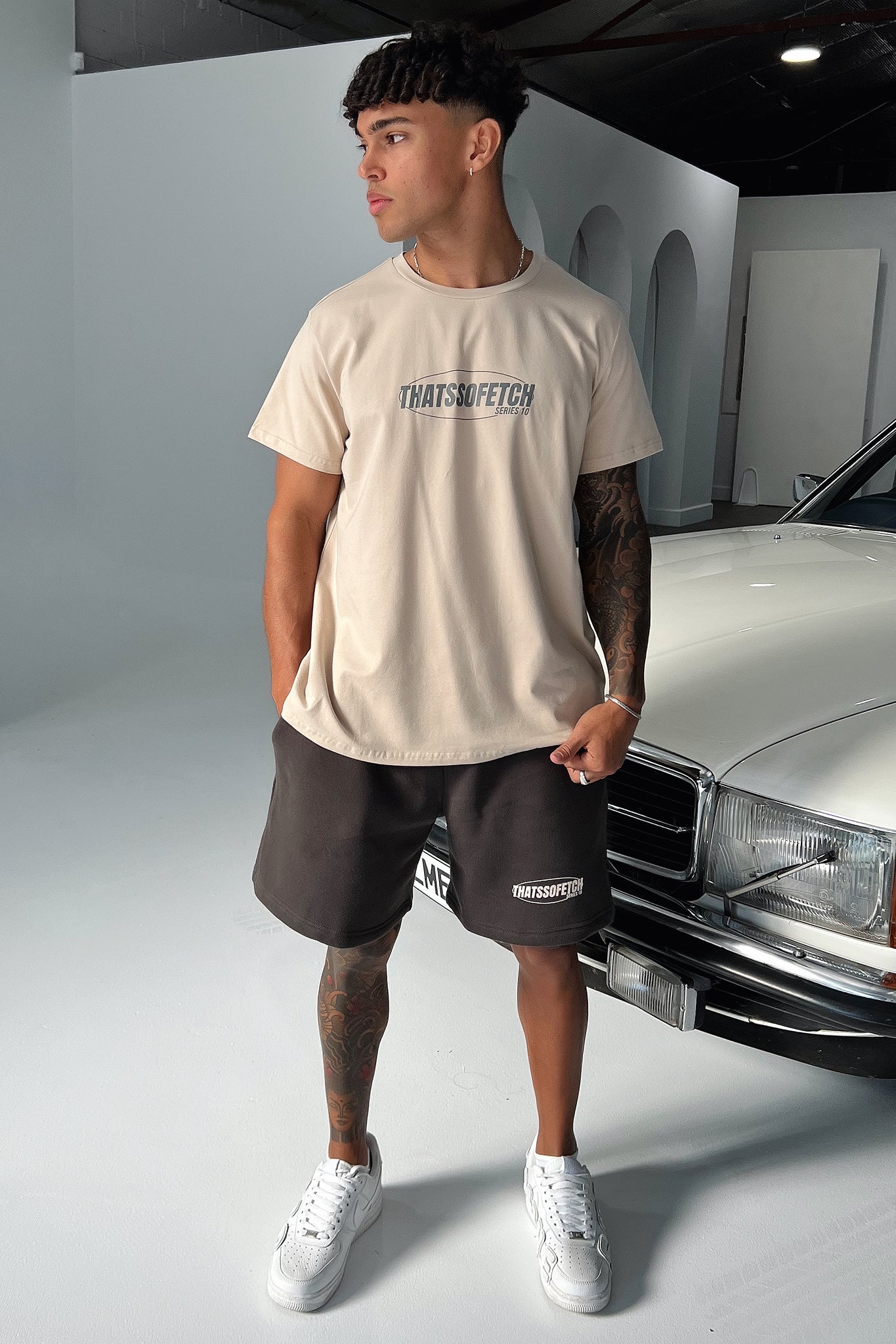 Series 10 Oversized Tee - Beige