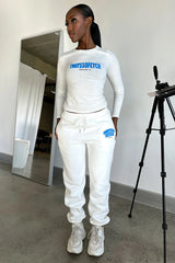 Series 5 Long Sleeve Tee - White