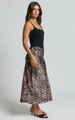 Lioness - Enigmatic Maxi Skirt in Leopard