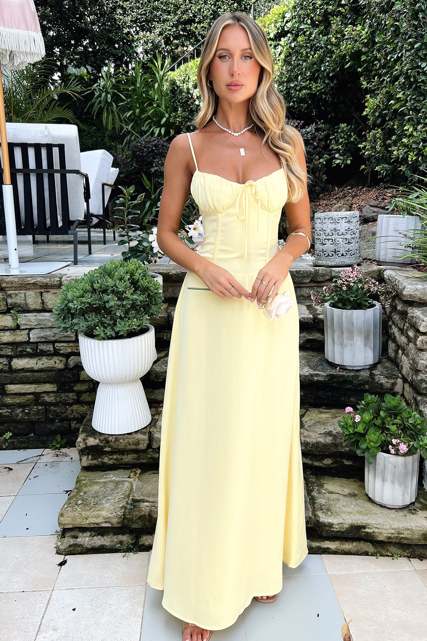 Magdalena Maxi Dress - Yellow