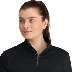 Womens Savona Half Zip - Black