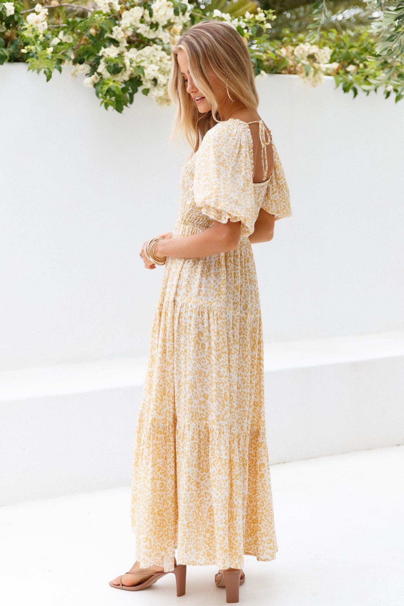 Bird Set Free Maxi Dress Yellow