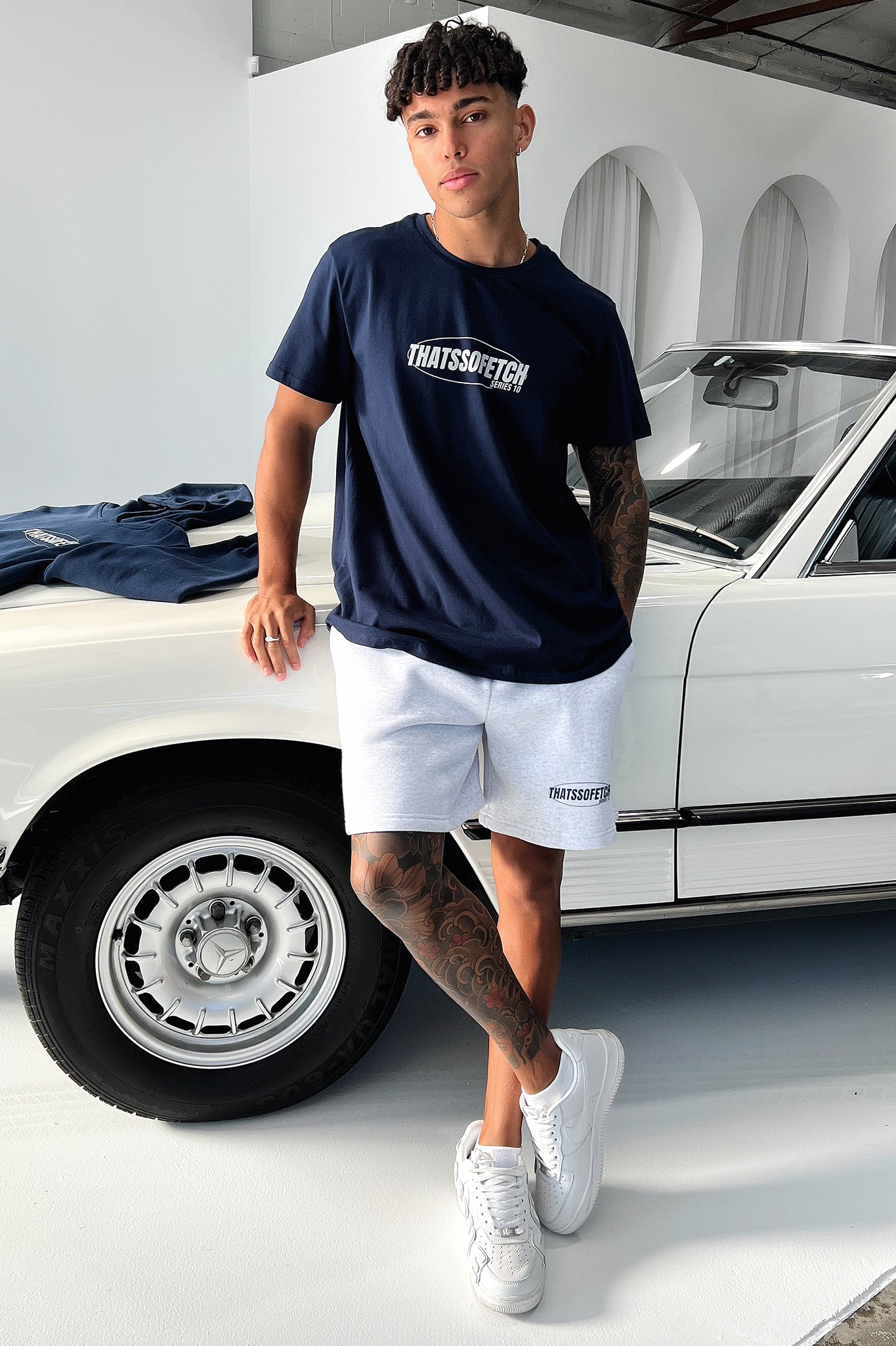 Series 10 Oversized Tee - Navy