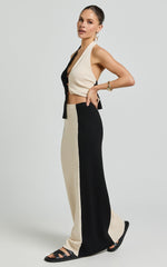 Seven Wonders - Elita Maxi Skirt in Black/Latte