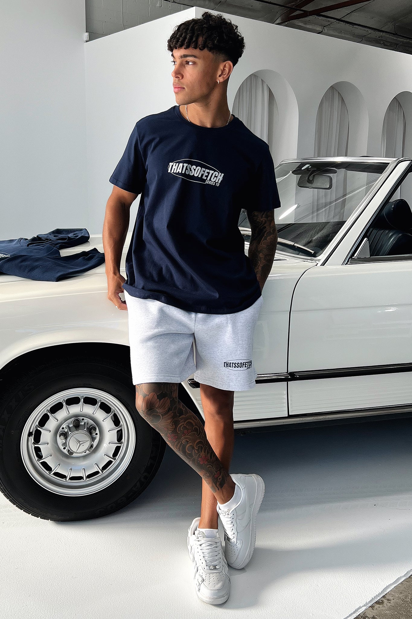 Series 10 Oversized Tee - Navy