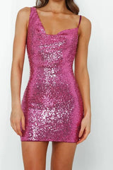 Citadel Skies Dress Pink Sequins