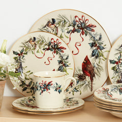 Winter Greetings Salad Plates, Set of 4