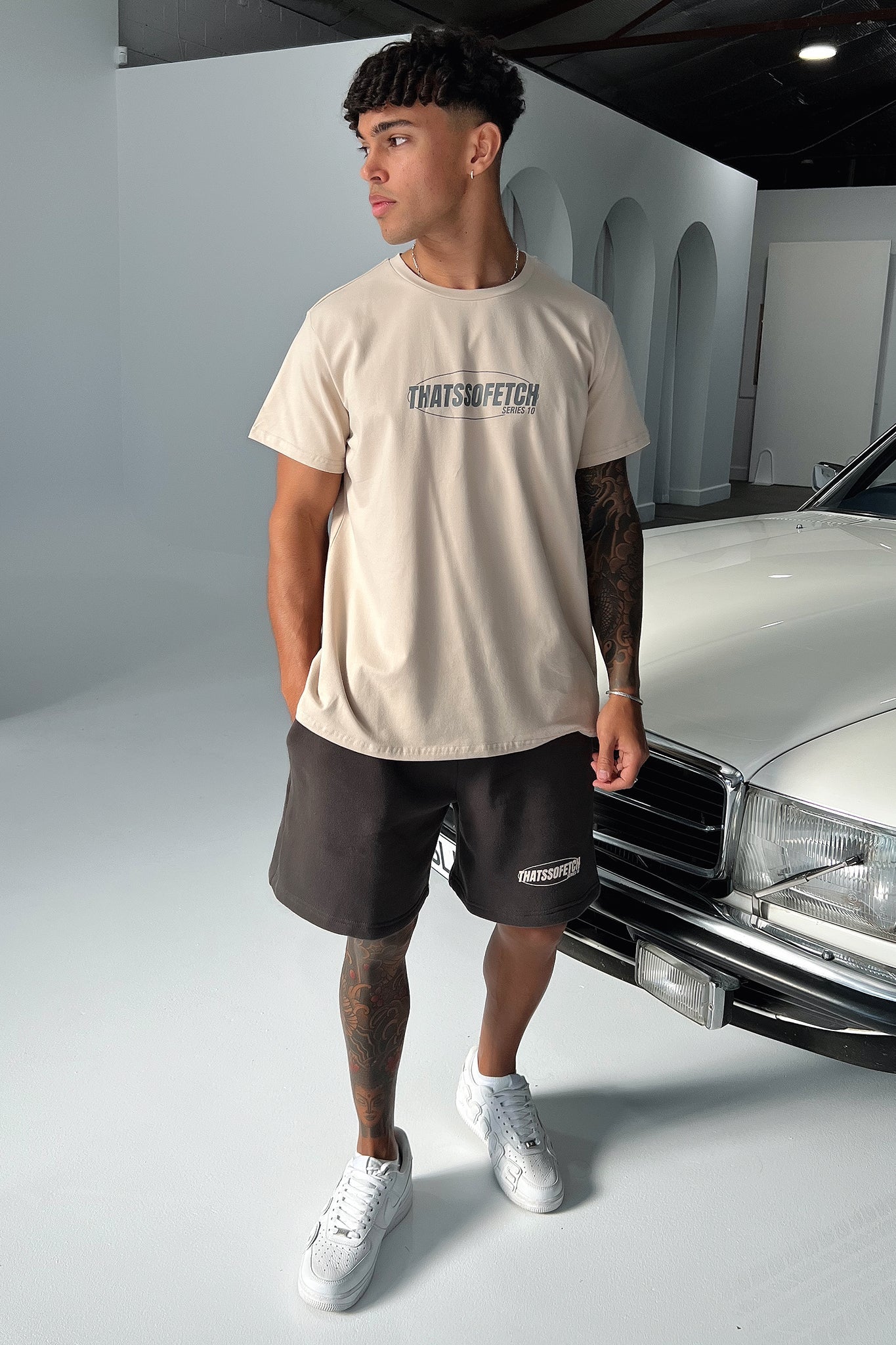 Series 10 Oversized Tee - Beige