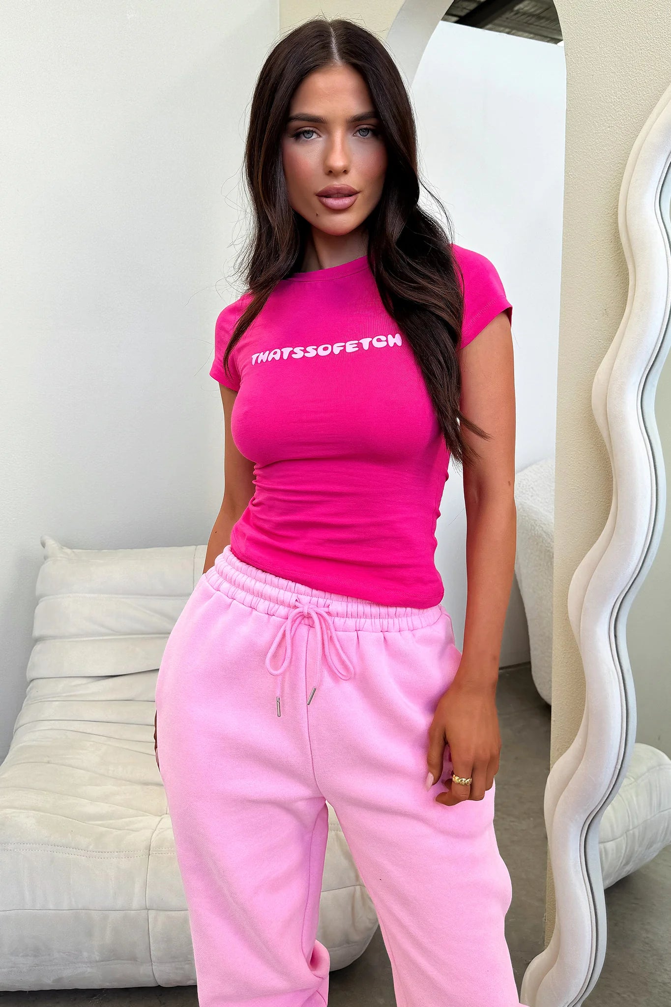 Series 3 Tee - Hot Pink