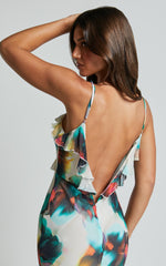 Runaway The Label - Namari Maxi Dress in CAMILA PRINT