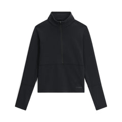 Womens Speed Fleece Half Zip - Black