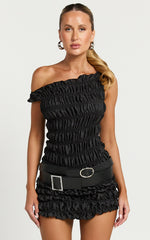 Lioness -  Guccio Mini Dress in Onyx