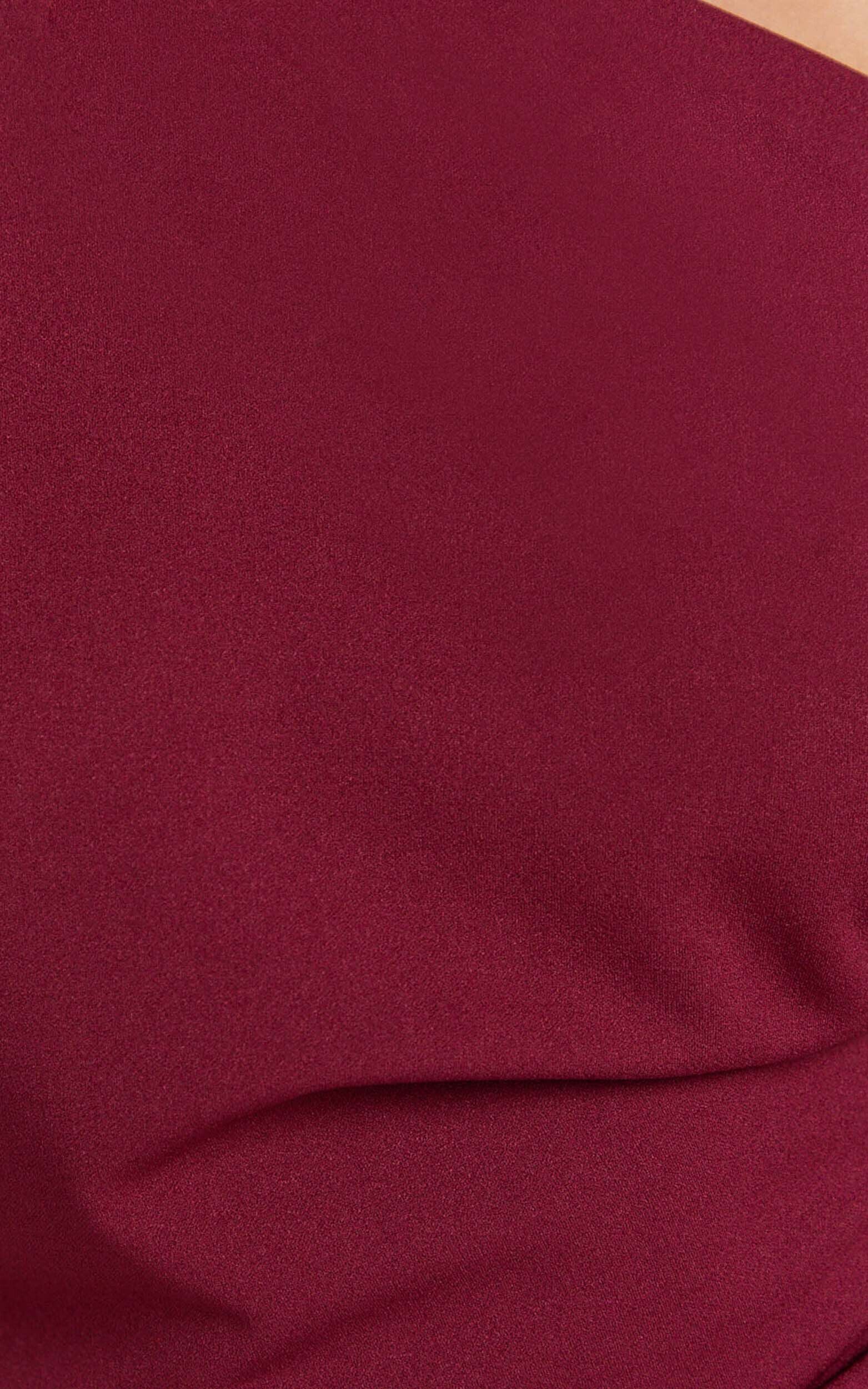 Nalfie Top - Asymmetrical Top in Wine