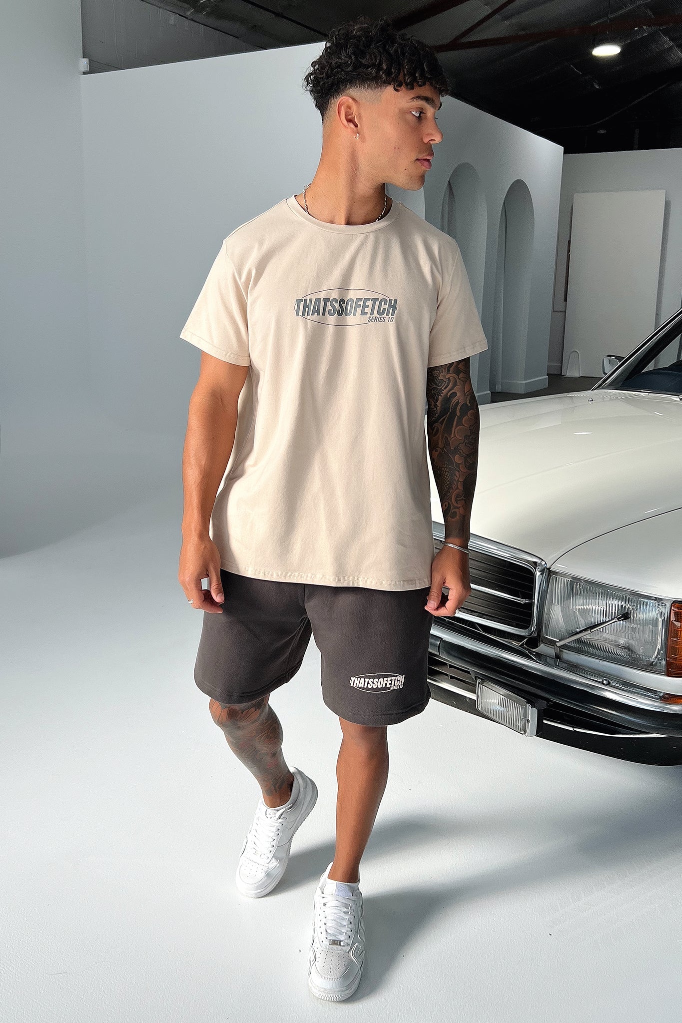 Series 10 Oversized Tee - Beige