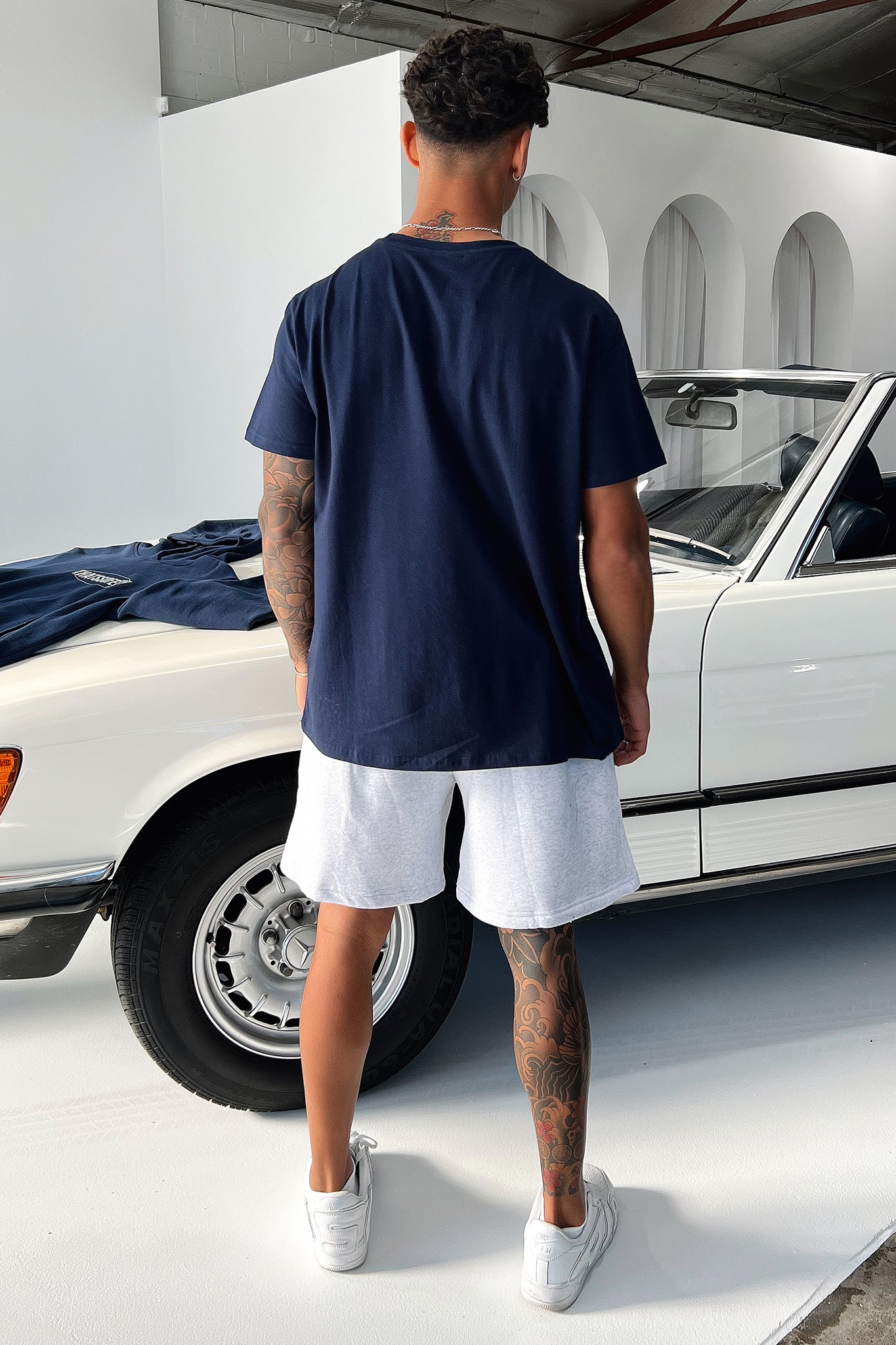 Series 10 Oversized Tee - Navy