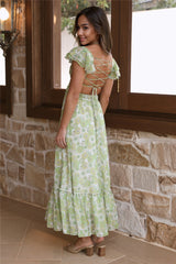 Starting Over Maxi Dress Green