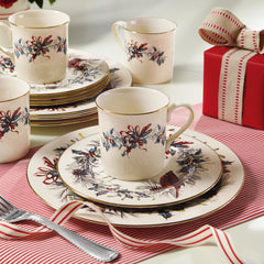 Winter Greetings Salad Plates, Set of 4