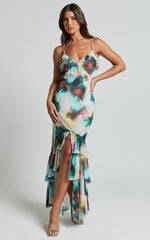 Runaway The Label - Namari Maxi Dress in CAMILA PRINT