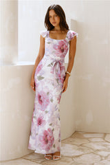 League Of Her Own Maxi Dress Floral