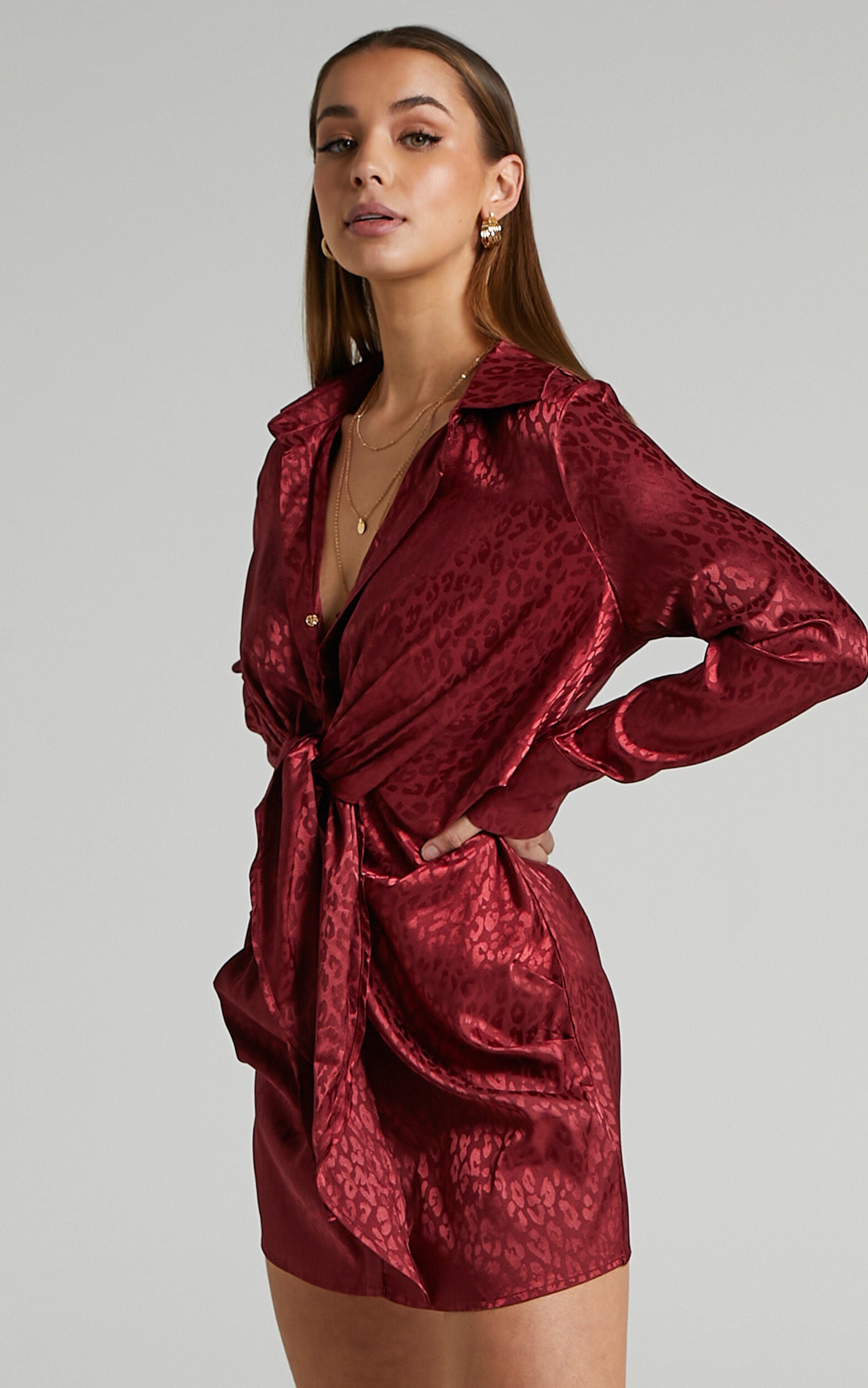 Runaway The Label - Ruby Rose Dress in Cherry