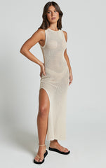 Seven Wonders - Shamine Midi Dress in SAND
