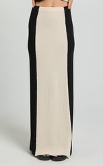 Seven Wonders - Elita Maxi Skirt in Black/Latte