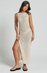 Seven Wonders - Shamine Midi Dress in SAND
