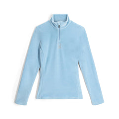 Womens Shimmer Bug Half Zip - Blue Drift