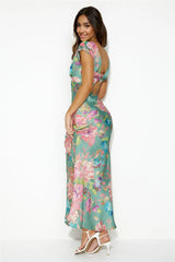 Rainnova Maxi Dress Green