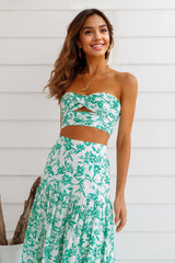 RUNAWAY Ayla Crop Top Green