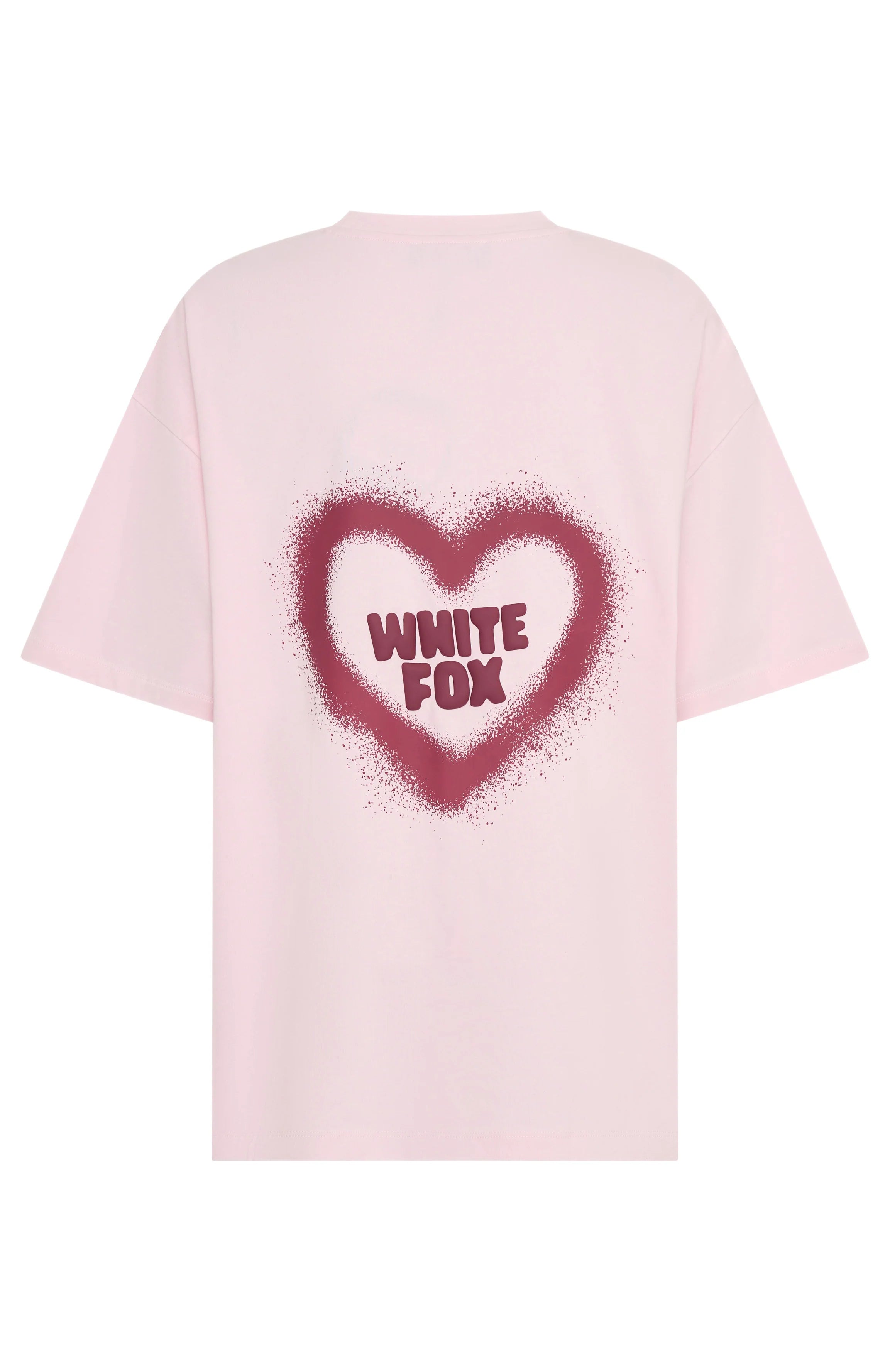 11th Street City Girl At Heart Oversized Tee Strawberry Whip