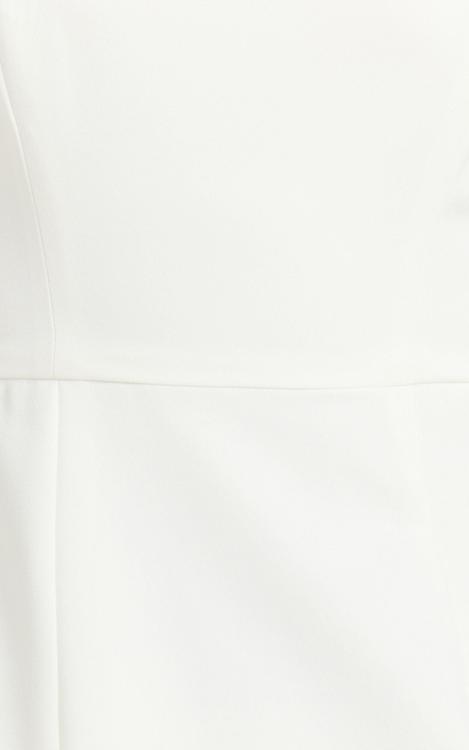 Allegra Maxi Dress - Neck Band Column High Split Dress in Off White