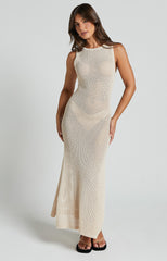 Seven Wonders - Shamine Midi Dress in SAND
