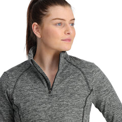 Womens Accord Half Zip - Black