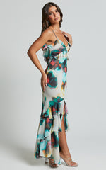 Runaway The Label - Namari Maxi Dress in CAMILA PRINT