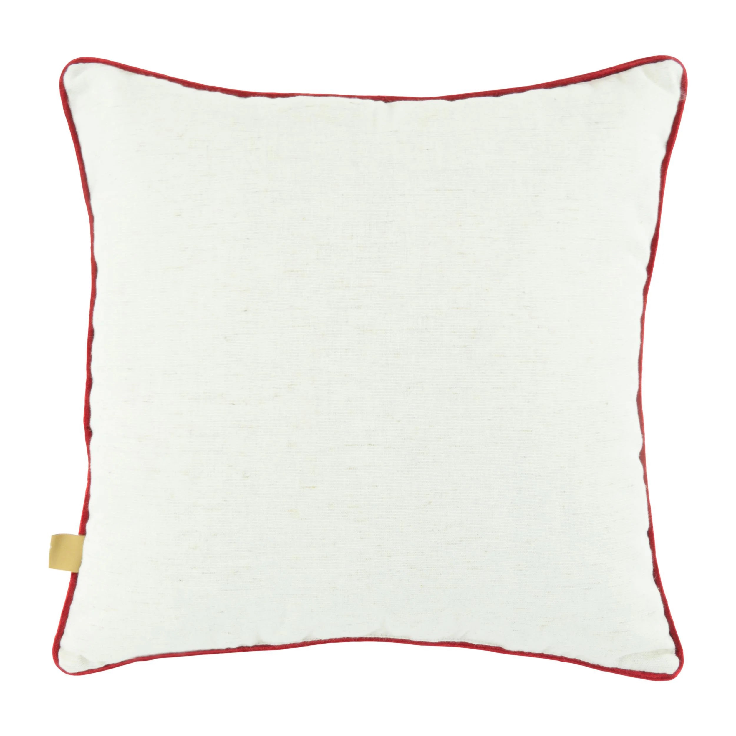 Winter Greetings Wreath 18x18 Throw Pillow