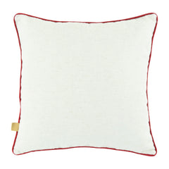 Winter Greetings Wreath 18x18 Throw Pillow