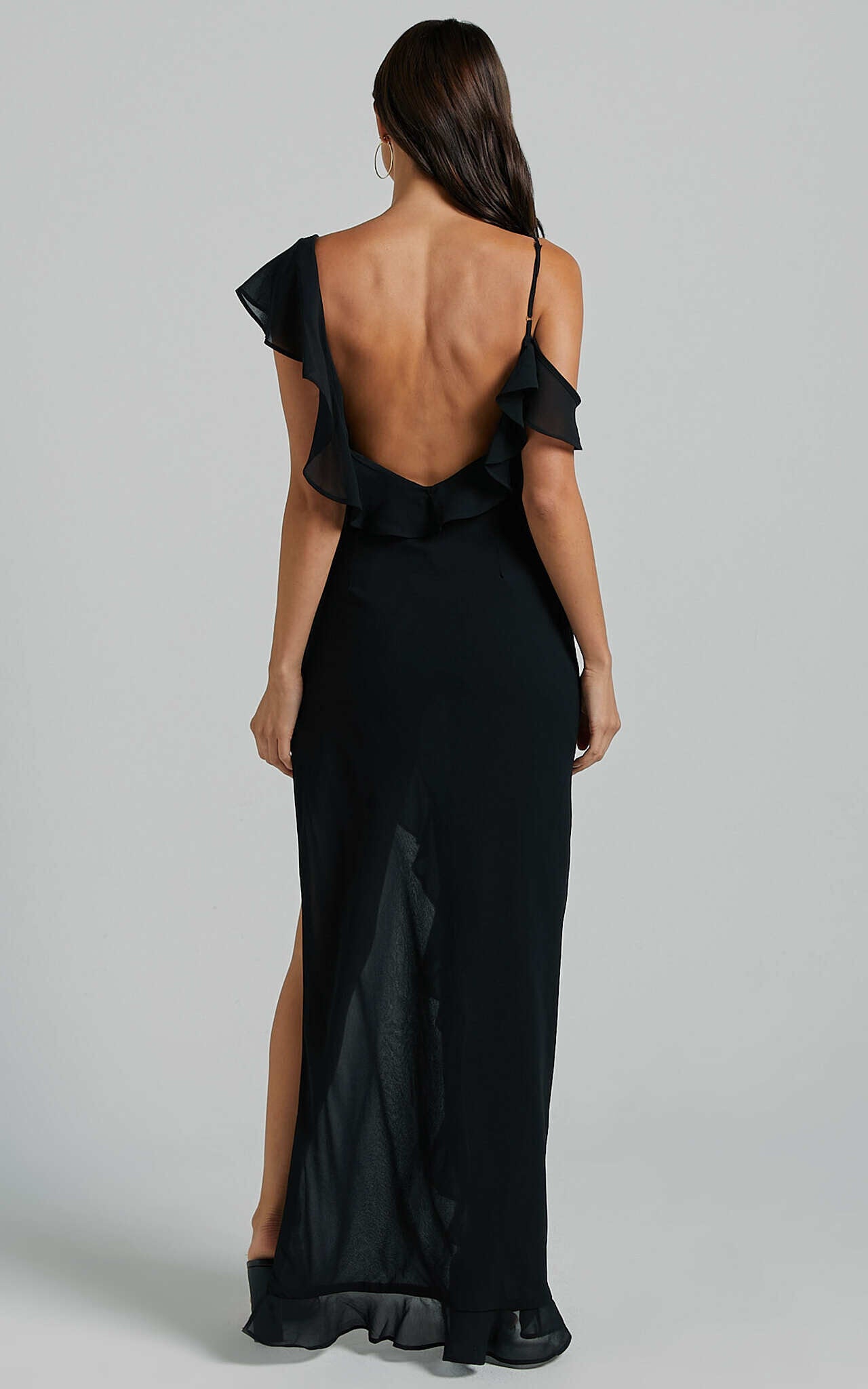 Runaway The Label - Vacanza Midi Dress in Black