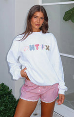 Waiting Long Enough Oversized Sweater Grey Marle
