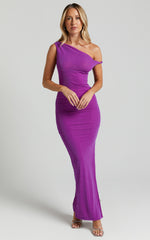 Runaway The Label - Chyna Midi Dress in Purple