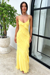 Pippa Maxi Dress - Baby Yellow