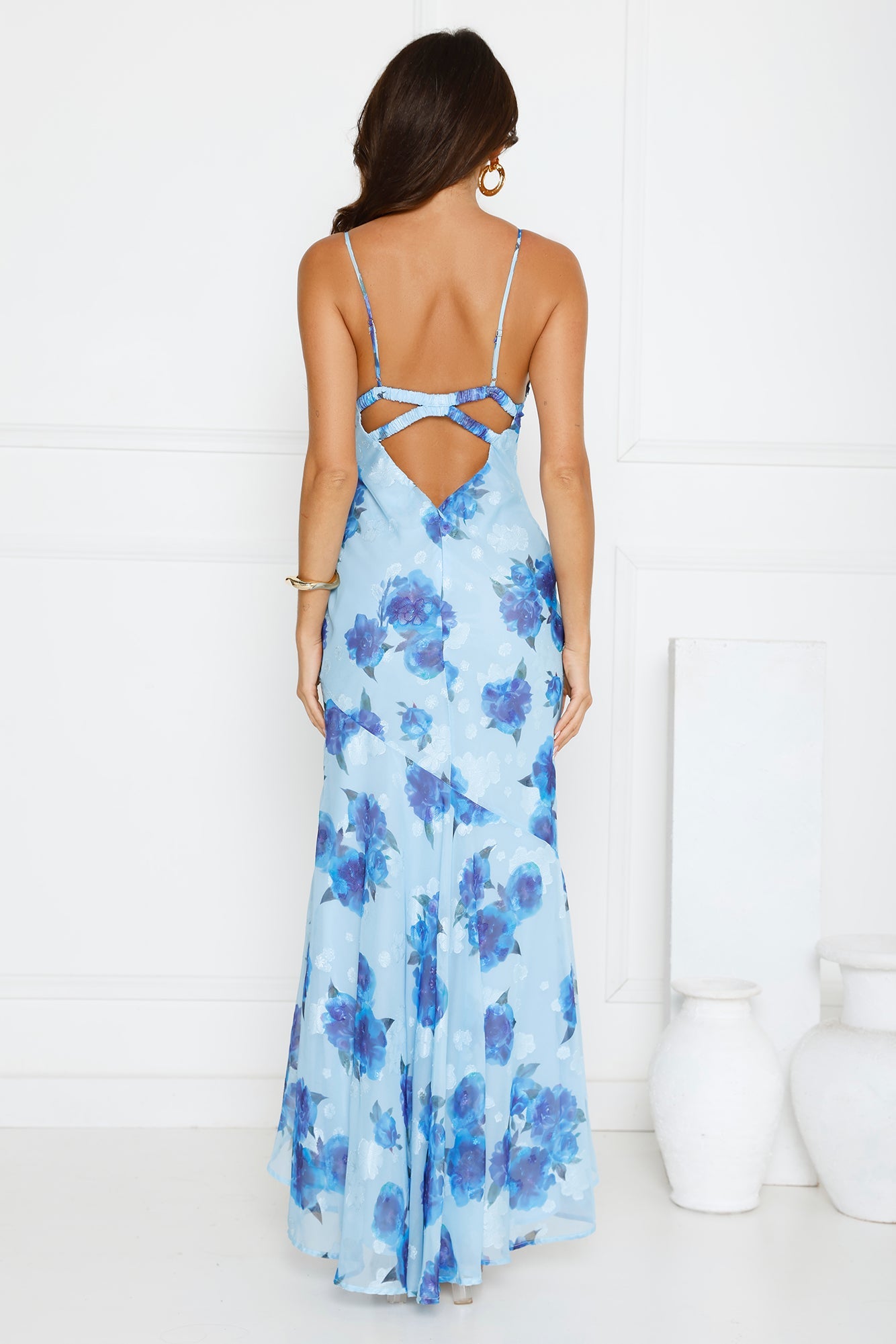 Storybook Romance Maxi Dress Blue